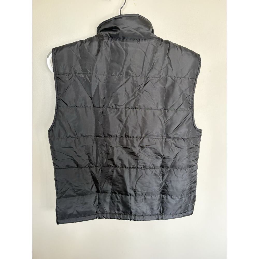 Baltimore Orioles Puffer Vest Mens M Black The Elevin Group Full Zip Logo MLB - Picture 4 of 6